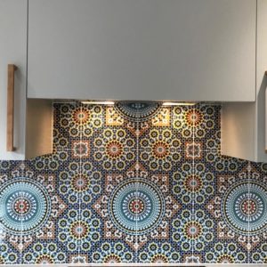 Moroccan Garden Tiles - Moroccan Encaustic Tiles