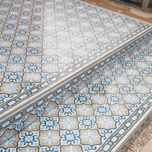 Grand Entrace in our bespoke Moroccan tiles IRQ1