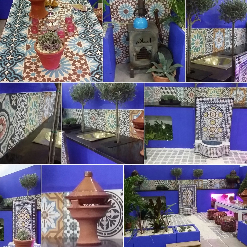 Moroccan Garden Tiles - Moroccan Encaustic Tiles