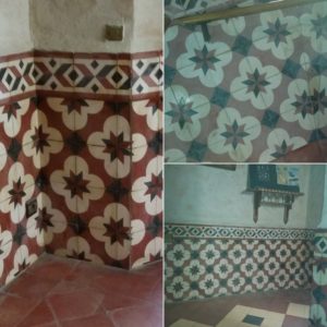 Moroccan floor and wall tiles