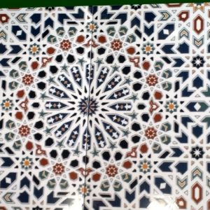 Large glazed tiles from The Moroccan encaustic tile Co Bristol UK