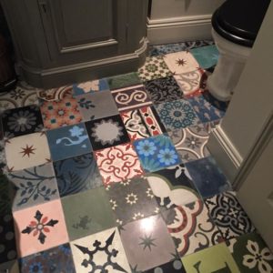 Moroccan floor and wall tiles