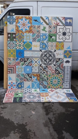 Patchwork from The Moroccan encaustic tile Co Bristol UK