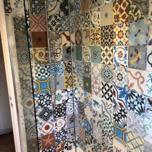 Moroccan tiles patchwork design