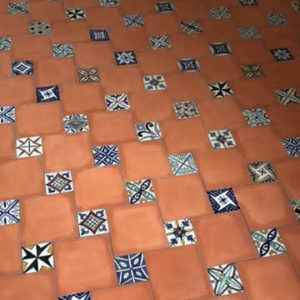 Moroccan terracotta and Fes tiles. Moroccan tiles Bristol